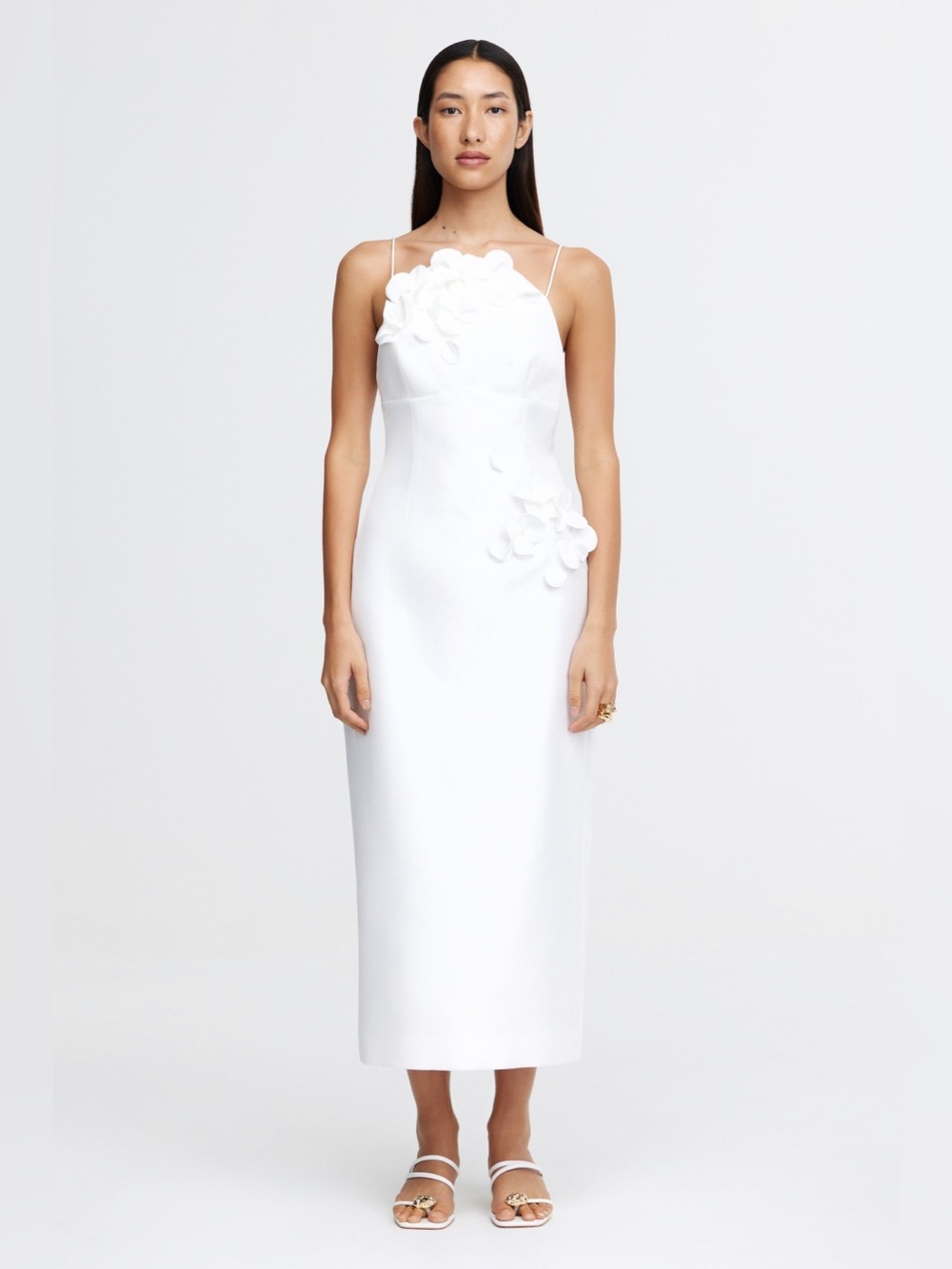 Acler BILSTON MIDI DRESS - White - size US 6